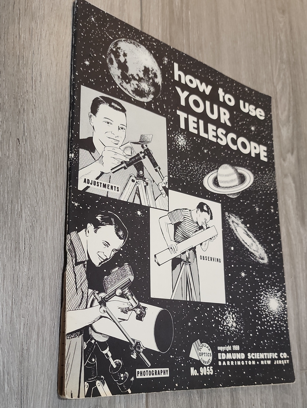 1959 How to Use Your Telescope Instruction Manual - Black & White
